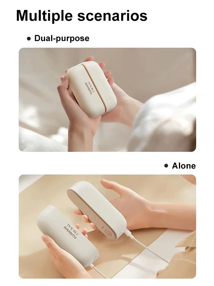 2-in-1 Magnetic Rechargeable Hand Warmers