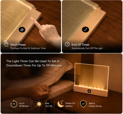 PageGlow LED Rechargeable Book Light