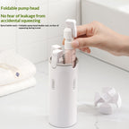 4-in-1 Travel Dispenser Bottle – Leak-Proof Refillable Toiletry Organiser