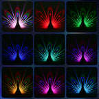 GlowTail – 3D Peacock Wall Lamp
