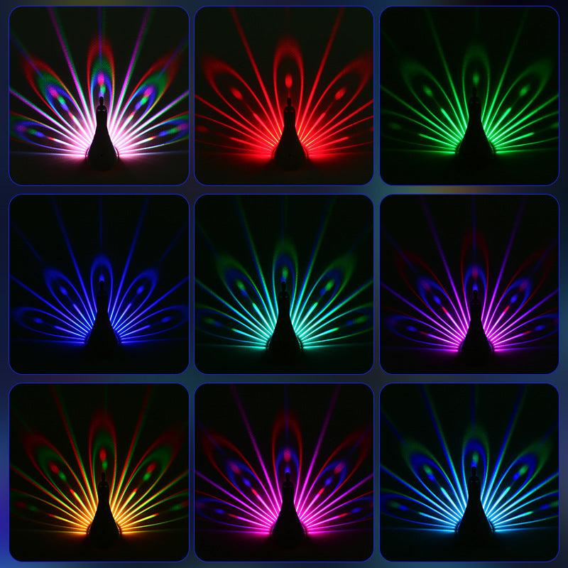 GlowTail – 3D Peacock Wall Lamp