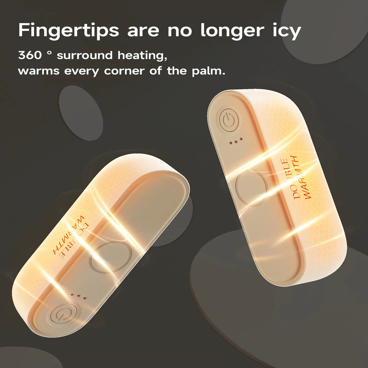 2-in-1 Magnetic Rechargeable Hand Warmers