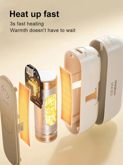 2-in-1 Magnetic Rechargeable Hand Warmers