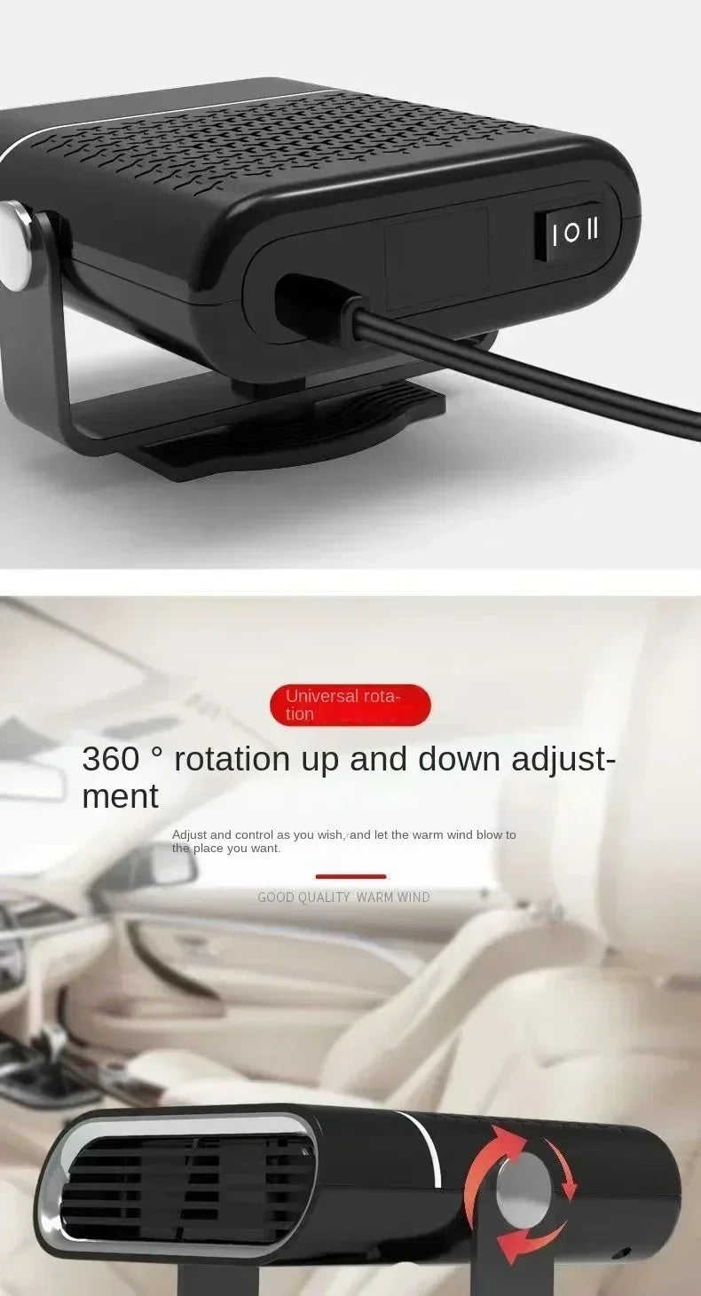 FrostFlow Portable Car Heater & Windshield Defroster