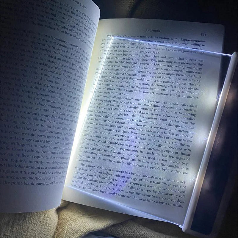 Battery Flat Panel LED Book Light