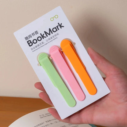 Automatic Silicone Bookmark — Self-Closing Page Keeper for Book Lovers