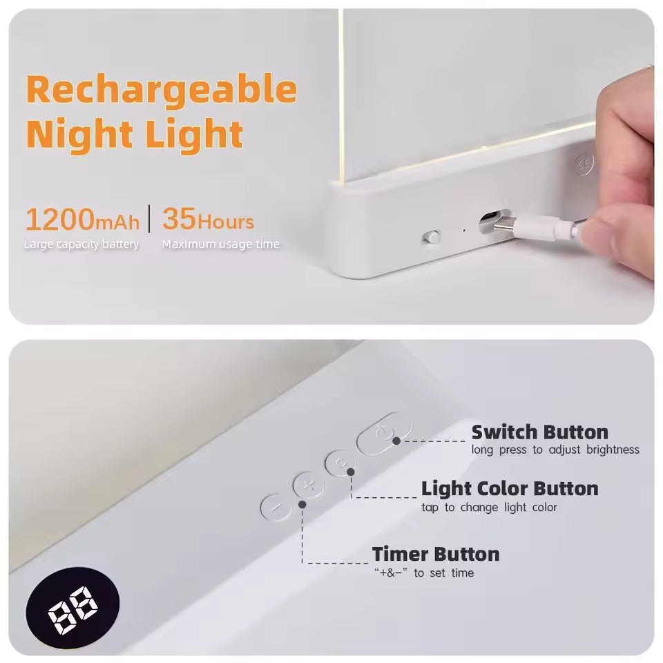 PageGlow LED Rechargeable Book Light