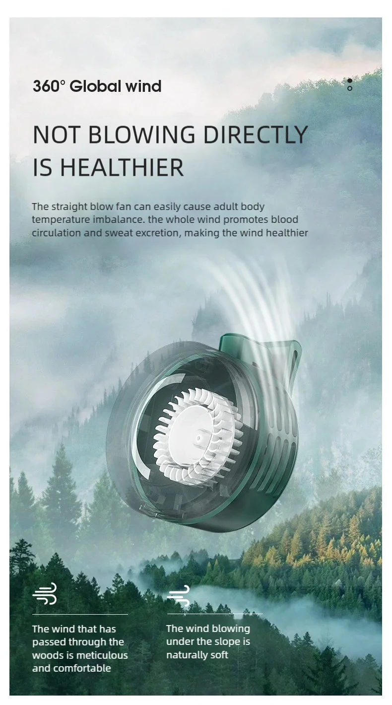 BreezeClip Mini Fan