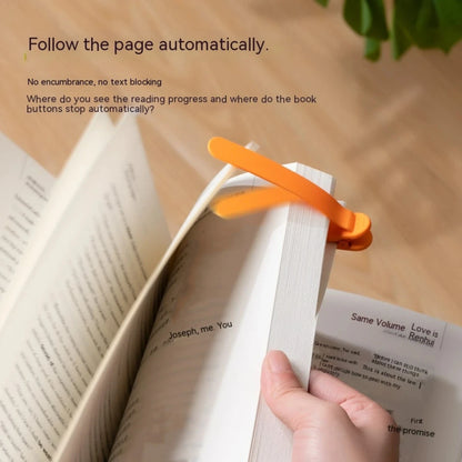Automatic Silicone Bookmark — Self-Closing Page Keeper for Book Lovers