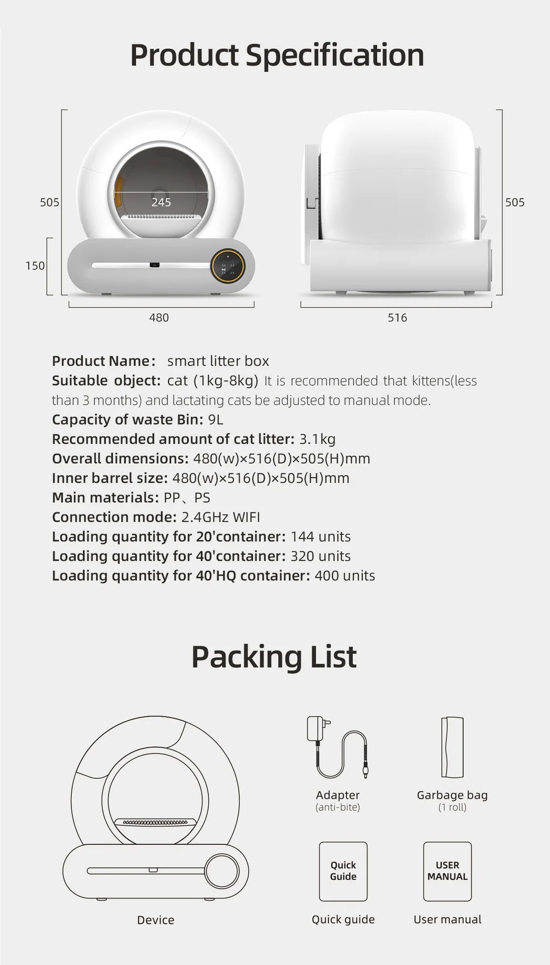 LitterVault Smart Self-Clean System