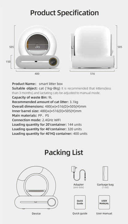 LitterVault Smart Self-Clean System