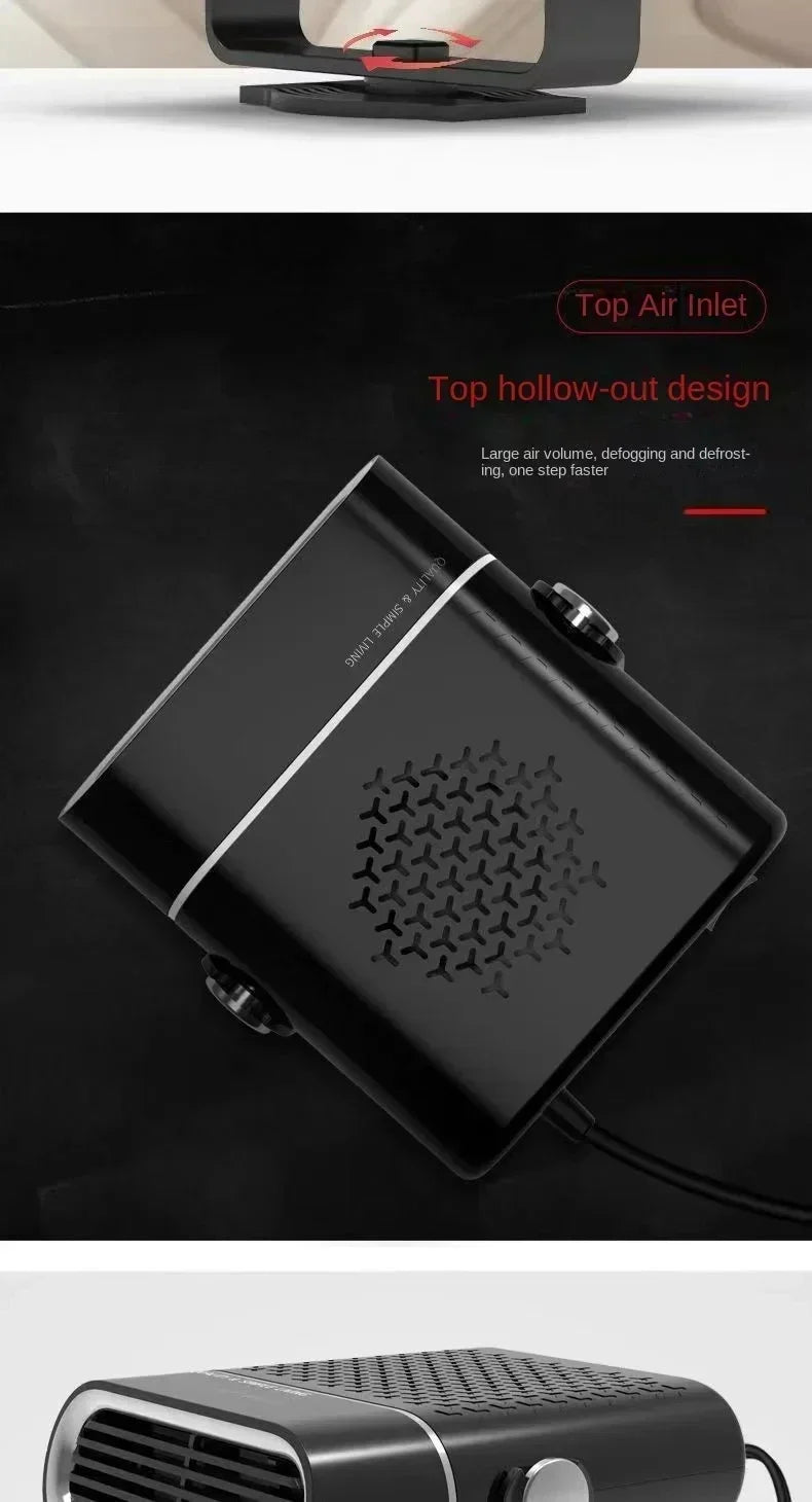FrostFlow Portable Car Heater & Windshield Defroster