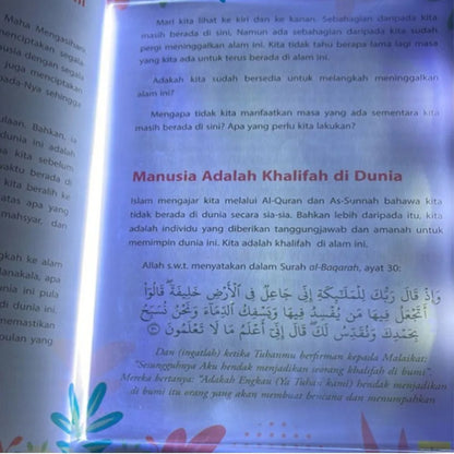 Battery Flat Panel LED Book Light
