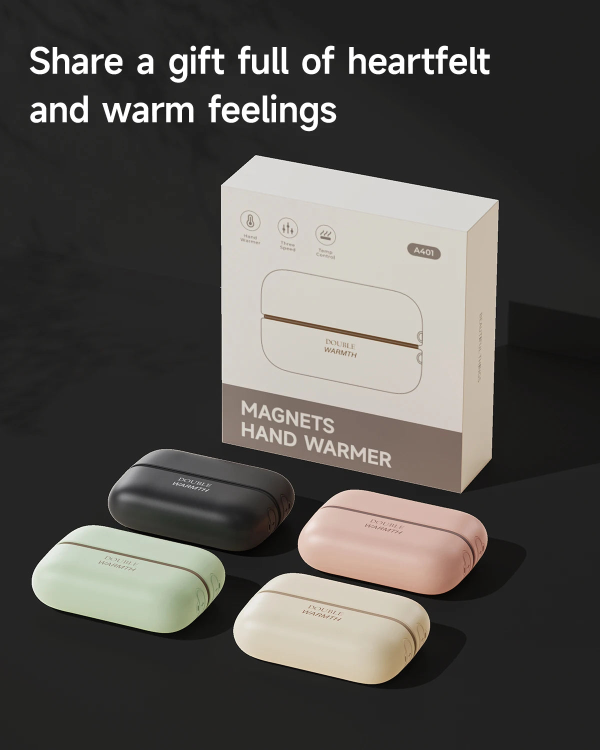 2-in-1 Magnetic Rechargeable Hand Warmers