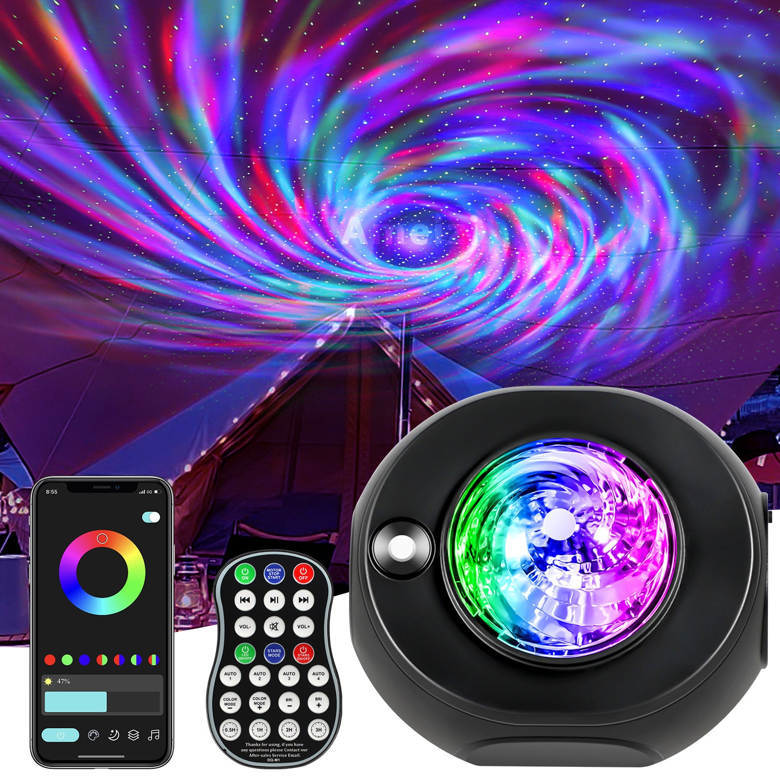 GalaxyGlow™ Music Night Lamp