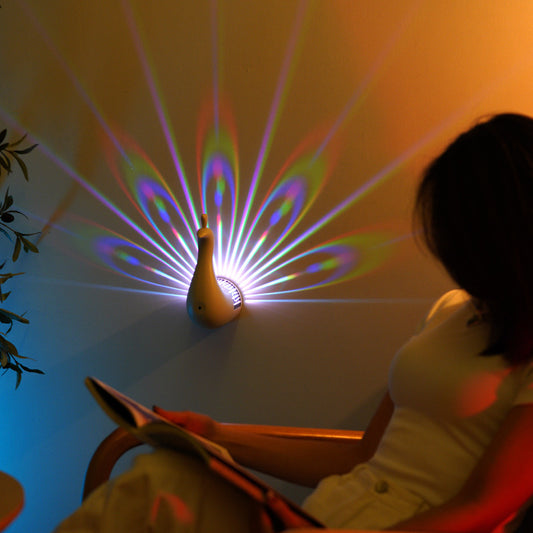 GlowTail – 3D Peacock Wall Lamp