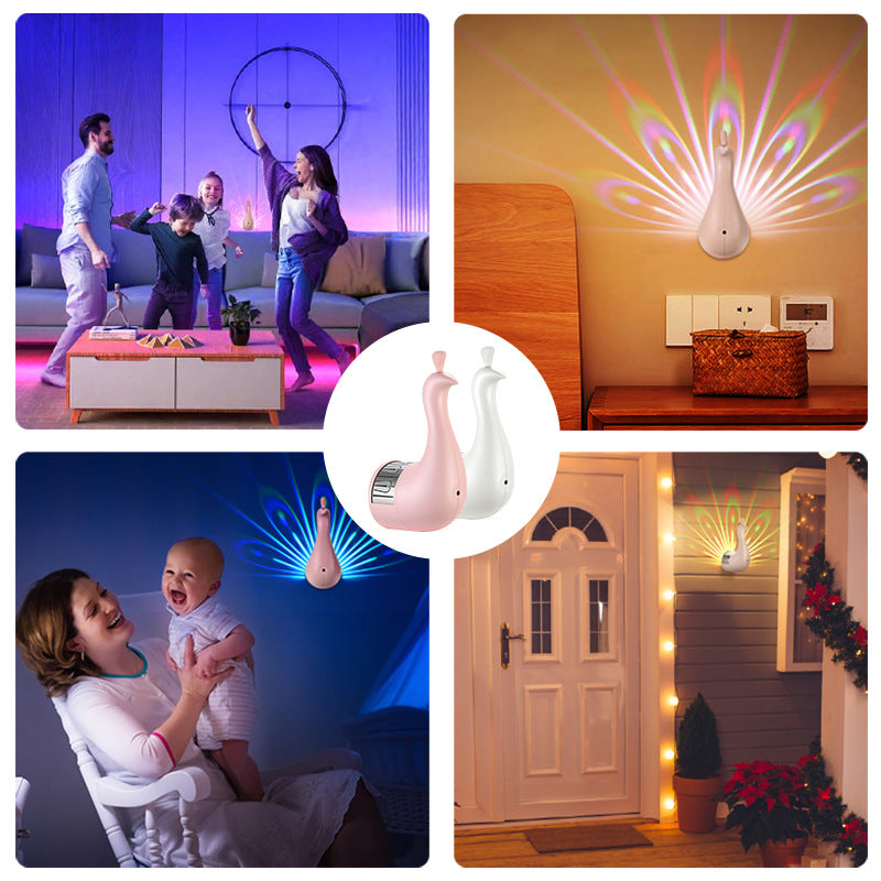 GlowTail – 3D Peacock Wall Lamp