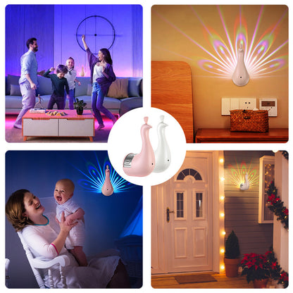 GlowTail – 3D Peacock Wall Lamp